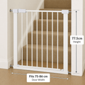 FYLO 2x Baby Safety Stair Gate  Pressure Fit 75-86cm (2 pack)
