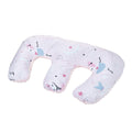 U-shaped pillow with animal pattern on a white background